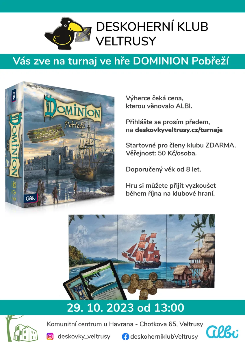 Fotka k článku Turnaj Dominion: Pobřeží