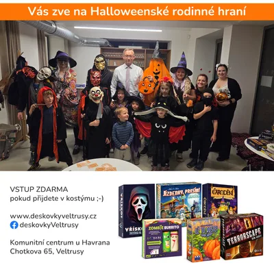 Fotka 1 z 1 k článku Pozvánka na Halloweenské rodinné hraní