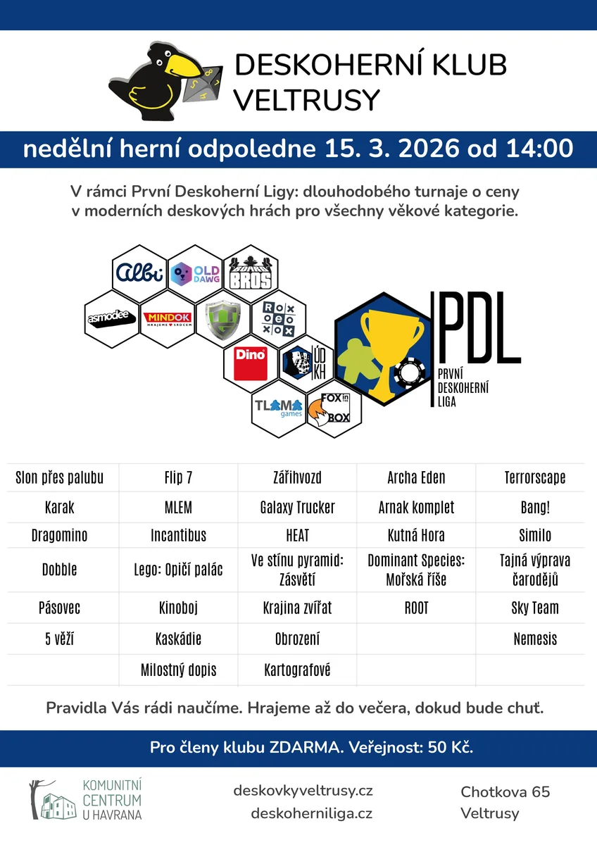 Fotka k článku Nedělní herní odpoledne v rámci První Deskoherní ligy