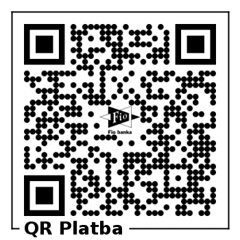 QR kód pro platbu členského příspěvku na účet 2302518808/2010